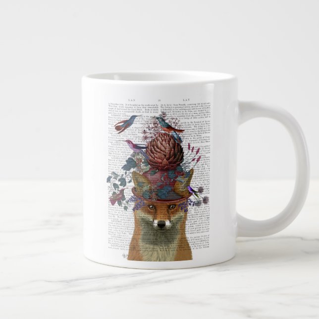 Caneca De Café Grande Fox Birdkeeper com Artichoke (Direita)