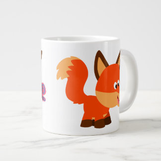 Caneca De Café Grande Fox E Caneca-Borboleta-Jumbo