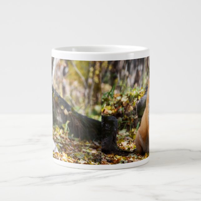 Caneca De Café Grande Fox in the Woods - Jumbo Mug (Frente)