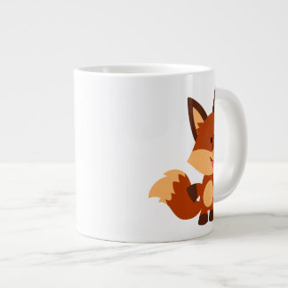 Caneca De Café Grande Fox Jumbo Mug Bonito Inocente