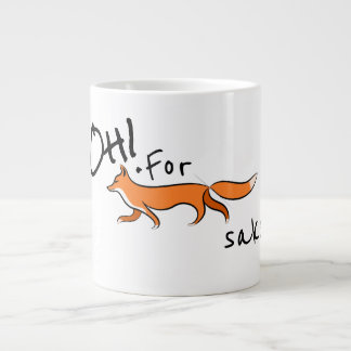 Caneca De Café Grande Fox Sake