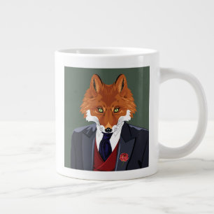 Caneca De Café Grande Foxy Retrato
