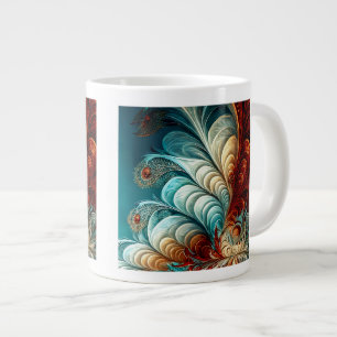 Caneca De Café Grande Fractal Feenas Jumbo Mug