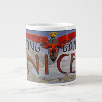 Caneca De Café Grande France Vintage Aviation 1910 em Nice