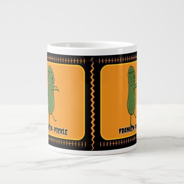 Caneca De Café Grande Franken-Pickle Coffee Mug (Frente)