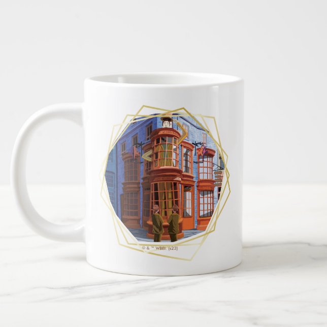 Caneca De Café Grande Fred e George na Weasley's Wizard Wheezes (Esquerda)
