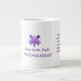 Caneca De Café Grande Freudian Cartoon Psychologist Name Inspiring Quote