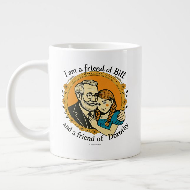 Caneca De Café Grande Friend of Bill and of Dorothy -  (Esquerda)