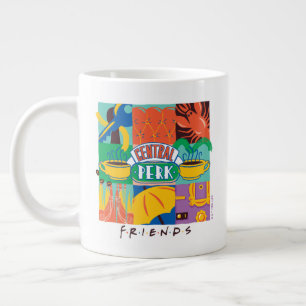 Caneca De Café Grande FRIENDS™ Central Perk Gráfico Vibrante