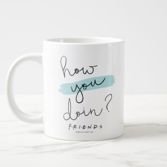 Caneca De Café Grande FRIENDS™ | Como Você Está? (Esquerda)