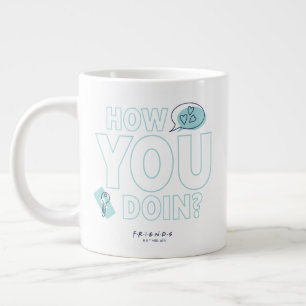 Caneca De Café Grande FRIENDS™ Como Você Está?
