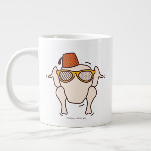 Caneca De Café Grande FRIENDS™   Dia de Ação de Graças dos Amigos