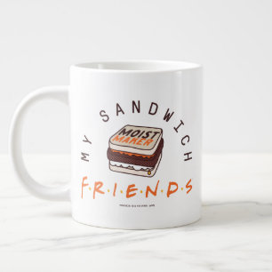 Caneca De Café Grande FRIENDS™ Meu Sanduíche