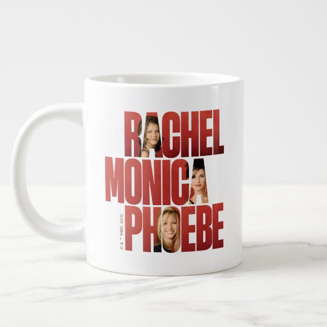 Caneca De Café Grande FRIENDS™ | Rachel, Monica & Phoebe (Esquerda)