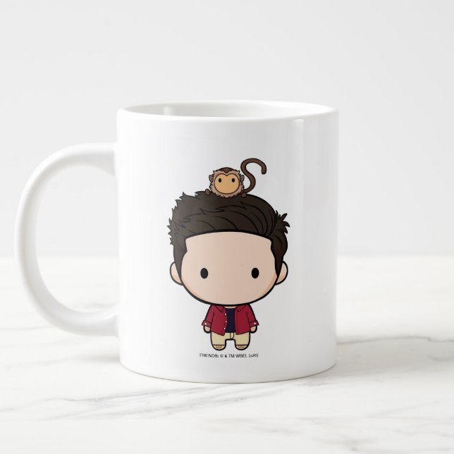 Caneca De Café Grande FRIENDS™ | Ross Chibi (Esquerda)