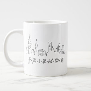 Caneca De Café Grande FRIENDS™ Silhueta da Cidade de Nova York