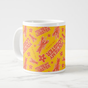 Caneca De Café Grande FRIENDS™   Você É Minha Lagosta Estampa Vibrante