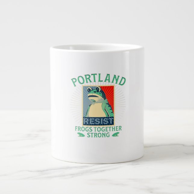 Caneca De Café Grande Frogs Classic (Frente)