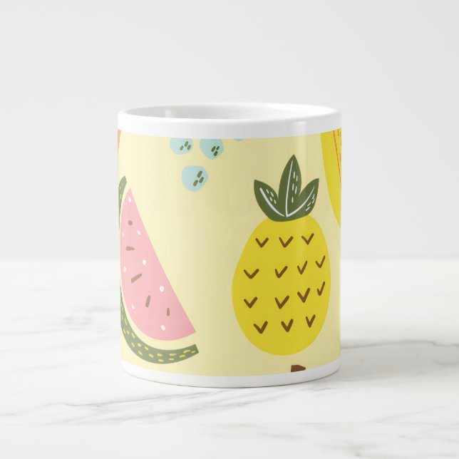 Caneca De Café Grande Fruit Medley Coffee Cup (Frente)