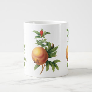 Caneca De Café Grande Fruta de Comida da Vintage, Pomegranato por Redout