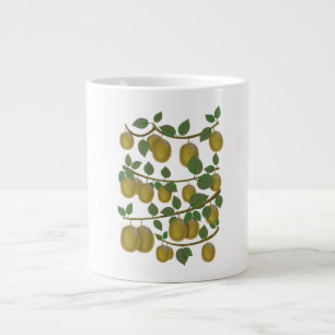 Caneca De Café Grande Fruta Kiwi