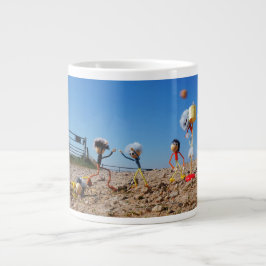 Caneca De Café Grande Fubby's die korfballen, winnen of verliezen.