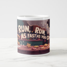 Caneca De Café Grande Fuga do Homem de Biscoito