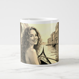 Caneca De Café Grande Fuga Romântica, Amor e Veneza