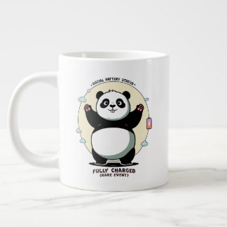 Caneca De Café Grande Fully Charged Rare Event – Social Battery