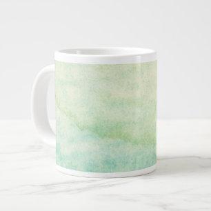 Caneca De Café Grande fundo de Abstrato de aquarela 2