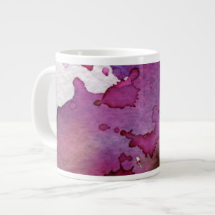 Caneca De Café Grande Fundo de Cores d'Água Puras
