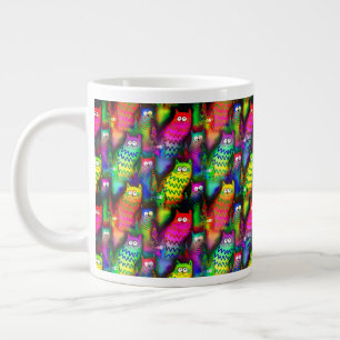 Caneca De Café Grande Funny Cats Pattern-54578