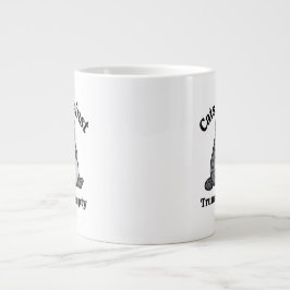 Caneca De Café Grande Funny Political Cat Anti-Trump Coffee Gift Dad Mom