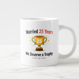 Caneca De Café Grande Funny Silver Anniversary Mug Gif