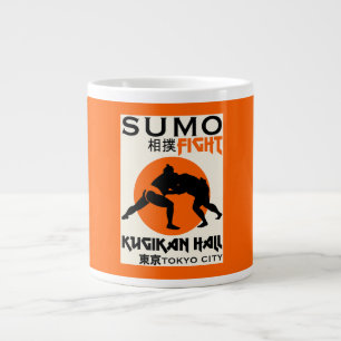 Caneca De Café Grande Funny Sumo Wrestler