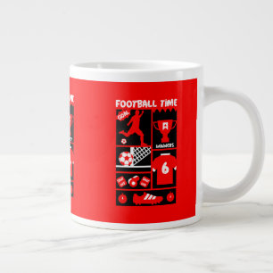 Caneca De Café Grande Futebol britânico