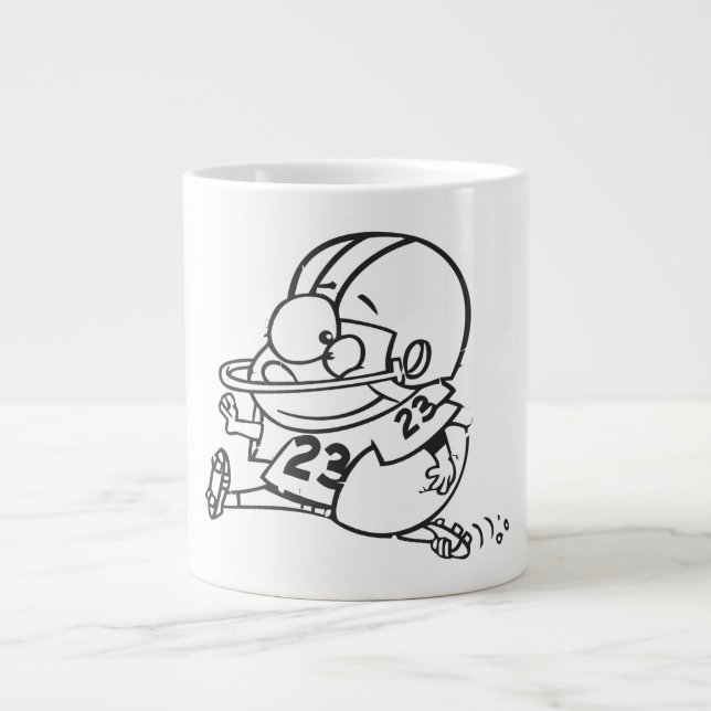 Caneca De Café Grande Futebol - Jumbo Mug (Frente)