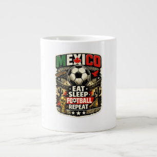 Caneca De Café Grande Futebol Soccer México Personalizado 2026 QUALQUER