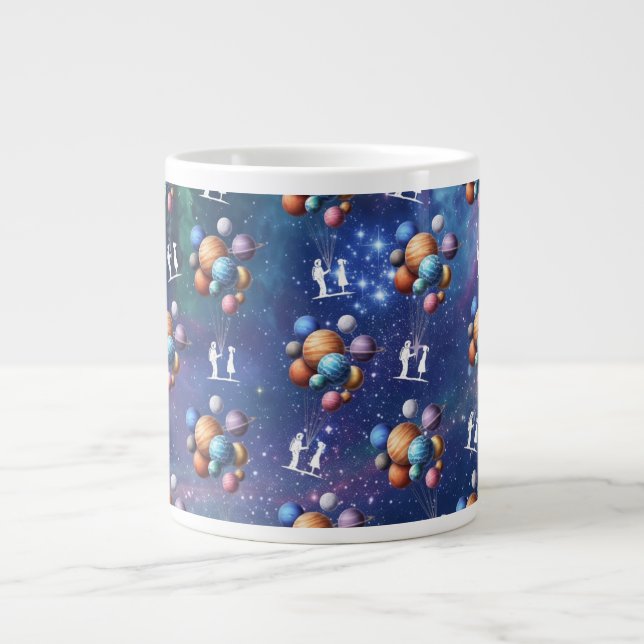Caneca De Café Grande Galáxia (Frente)