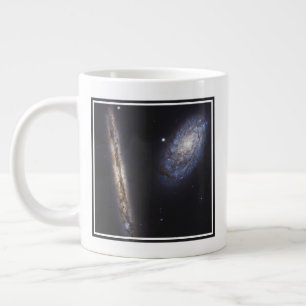 Caneca De Café Grande Galáxia Edge-On Ngc 4302 E Galáxia Inclusa 4298