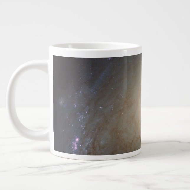 Caneca De Café Grande Galáxia Lenticular Barred Ngc 3368 (Esquerda)