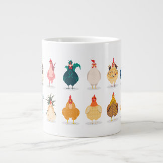 Caneca De Café Grande Galinha