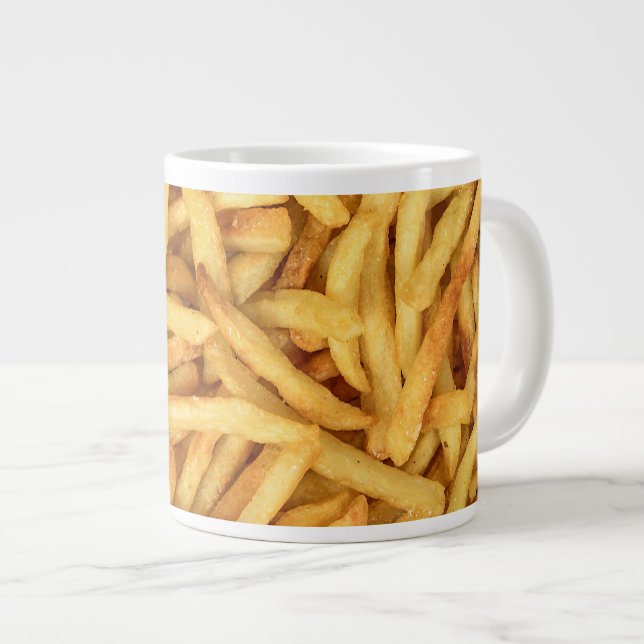Caneca De Café Grande Galore Fries (Frente Esquerda)