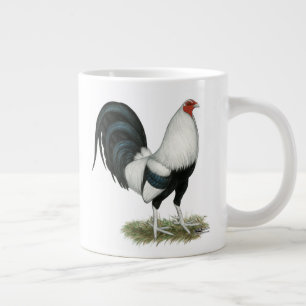 Caneca De Café Grande Gamecock prateado