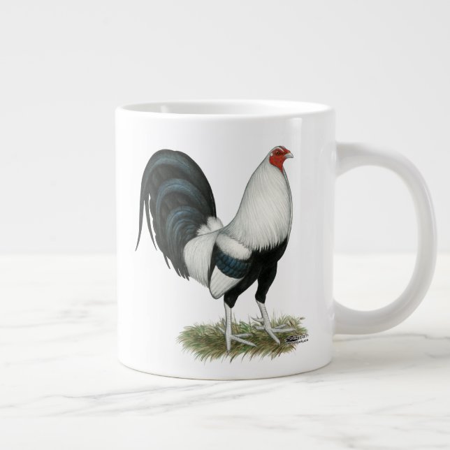 Caneca De Café Grande Gamecock prateado (Direita)