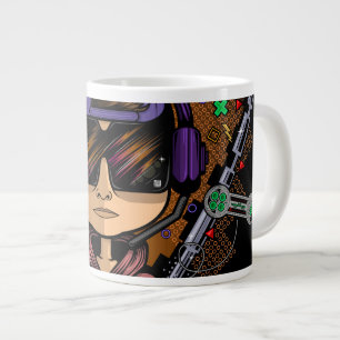 Caneca De Café Grande Gamer Boy