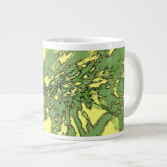 Caneca De Café Grande Gamma Burst (Frente Esquerda)