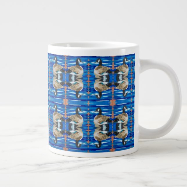 Caneca De Café Grande Gansos canadenses na Copa (Direita)