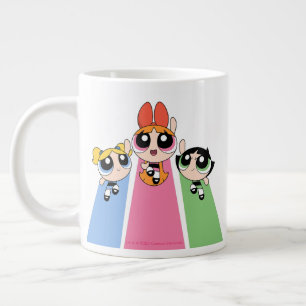 Caneca De Café Grande Garotas do Powerpuff Voam Alto