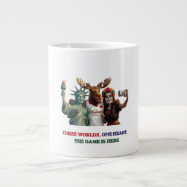 Caneca De Café Grande Garrafa de Água Selfie Unidade United 2026